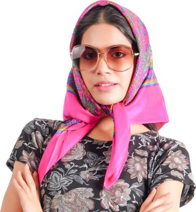 CHACKO Printed Pure Wool Women Fancy Scarf