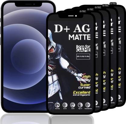 nesty Tempered Glass Guard for Apple iPhone 12, Apple iPhone 12 Pro, Pack of 5