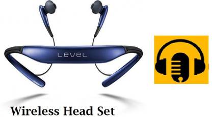 Stybits AW723/LEVEL MAX Bluetooth Neck Band For Entertainment Blue only(pack of 1) Smart Headphones