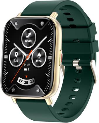 World Of PLAY PLAYFIT DIAL; Bluetooth Calling (Gold+Teal) Smartwatch