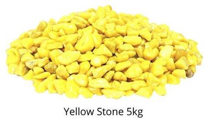 Pot Patio Yellow Decorative Pebbles River Rock Unplanted Stone for Garden/Lawn/Aquarium Regular Square Marble Pebbles