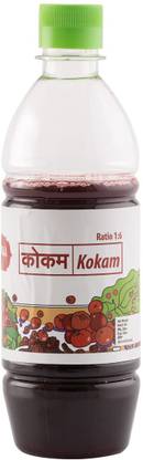 Khauwala & Co Authentic Indian Traditional Kokum Syrup for Refreshing Drinks Kokum