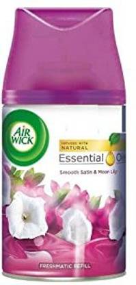 Air Wick lILLY Refill freshmatic refill Mega Pack smooth satin & moon lily 250ml Pack of 2