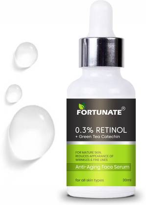 FORTUNATE 0.3% Retinol Serum for Anti Aging, Reduce Fine Lines & Wrinkles