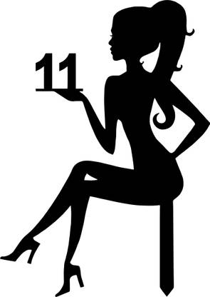 ubuntu Sitting Girl Number Cake Topper Cake Topper