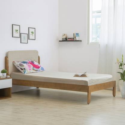 FURLENCO Vitello Brand New Solid Wood Single Bed
