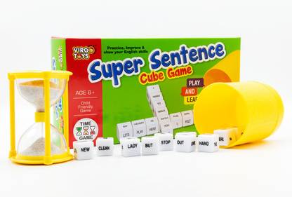 Virgo Toys Super sentence Cube Board Game Accessories