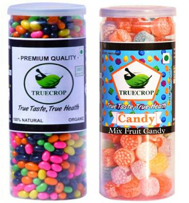 Truzana (Truecrop) Tini Mini Candies Mukhwas & Mix Fruits Candy Combo Pack | Mixed Fruit, Tini Mini Candy