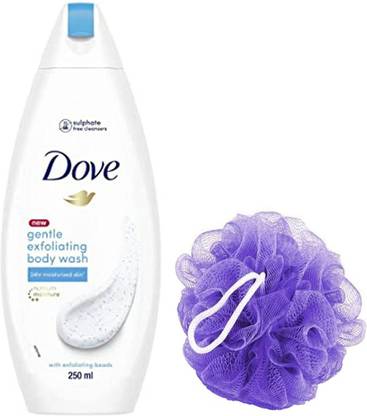 DOVE Gentle Exfoliating Body Wash With Loofah