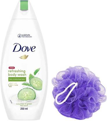 DOVE Frefreshing Body Wash With Loofah