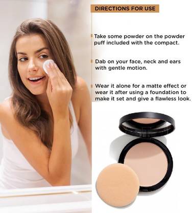 SEUNG Natural Face Pressed Powder Oil Control Makeup Compact