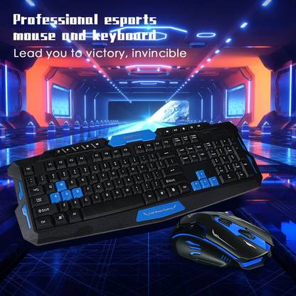 ZURU BUNCH Hk8100 2.4G Wireless Gaming Keyboard Mouse Combo Ergonomics Waterproof Optical Combo Set Designed for Gaming