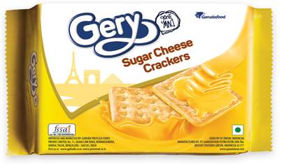 garudafood Grey sugar cheese Cream Cracker Biscuit