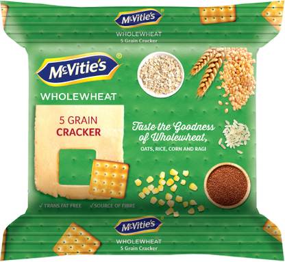 McVitie's Whole Wheat Five Grain Cracker Cracker
