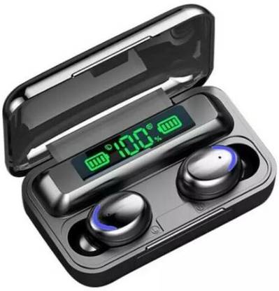 ENMORA TWS-T2 Sport Wireless Earbud Headphone (Black, True Wireless) K49 Bluetooth