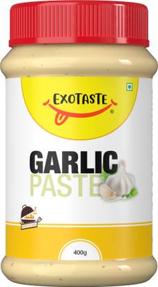 EXOTASTE Garlic Paste for Cooking/Natural Processed Non-Preservatives 400g Lahsun Chutney