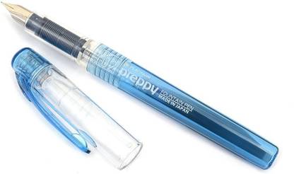 PLATINUM Preppy 02 Extra Fine Fountain Pen - Blue-Black Fountain Pen