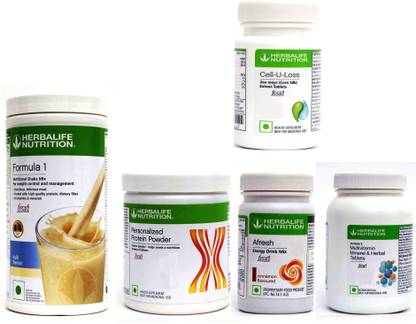 Herbalife Nutrition FORMULA1 KULFI +AFRESH CINNAMON+ PROTEIN 200 G + MULTIVITAMIN + CELL U LOSS