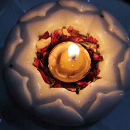 Jain Arts & Exports White Marble Mini Fountain for Home Décor Decorative Showpiece  -  10.16 cm