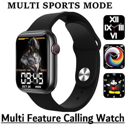 Ykarn Trades C21 | W26+ Plus With Multi Features, Pedo meter Calling Black (Pack of 1) Smartwatch
