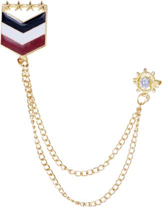 RANDOM STRIPE Metal Tie Pin