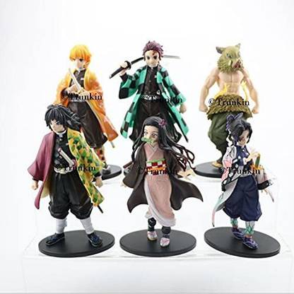 Trunkin 14CM Set B Anime Demon Slayer Action Figure Toys