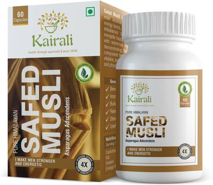 Kairali Safed Musli Capsules - Ayurvedic Medicine for Sexual Health, Men(60 Capsules)