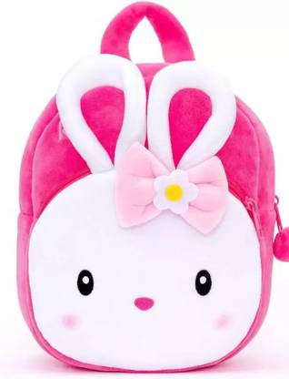BZert Kids School Bag Soft Plush Cartoon Baby Boys & Girls Plush Bag (Red, ) 10 L Plush Bag