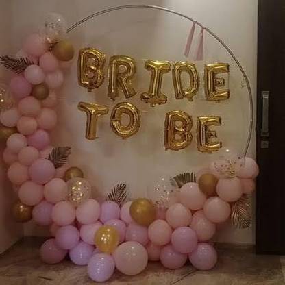 gorgeous moment Solid Bride to Be Foil helium Balloons for Bride Party Bachlorette aq5 Balloon