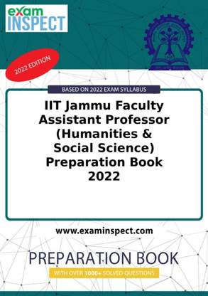 IIT Jammu Faculty Assistant Professor (Humanities & Social Science) Preparation Book 2022