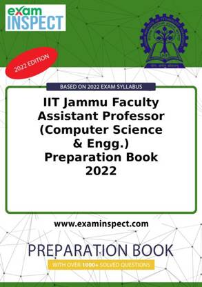 IIT Jammu Faculty Associate Professor (Computer Science & Engg) Preparation Book 2022