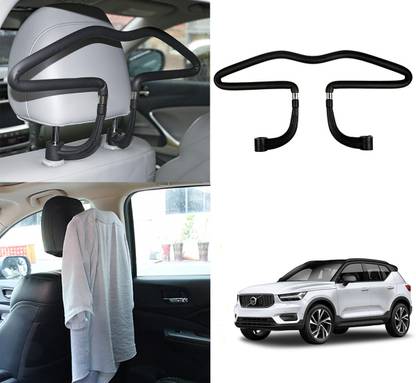 Oshotto Stainless Steel Car Coat Hanger For Volvo XC40/V40 - Black Car Coat Hanger