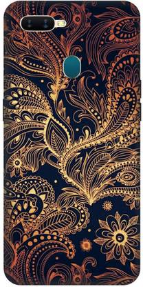Printladder Back Cover for Oppo A7 Flowers Images Printed Cover