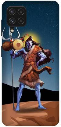UMPRINT Back Cover for Samsung Galaxy F22, Lord Shiva Shiv Ji Printed Back Cover