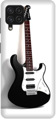 UMPRINT Back Cover for Samsung Galaxy M32 4G, Guitar Design Music Printed Back Cover