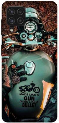 UMPRINT Back Cover for Samsung Galaxy M32 4G, Royel Enfield Bike Classic Bike Printed Back Cover