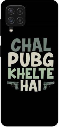 UMPRINT Back Cover for Samsung Galaxy M32 4G, Pubg Text Game Printed Back Cover