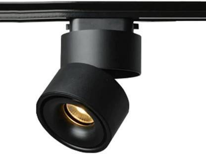 Harold Electricals 360° Adjustable COB SpotLight for Showroom & Home -20W (Warm Light) Black Body Track Lights Ceiling Lamp
