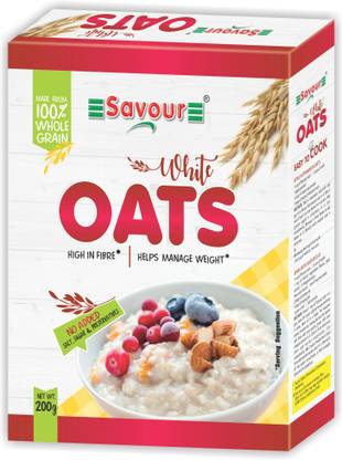 Savour White Oats 200g Box x 4, Pack of 4 Box