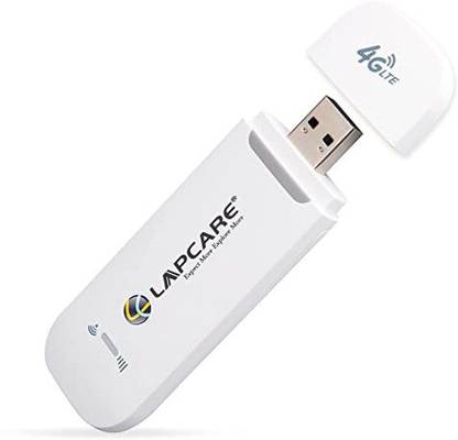 LAPCARE F90 4G USB Modem with Wi-Fi Works with All The Telecom Operators Data Card