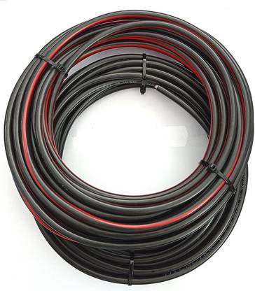 Kenbrook Solar XPLE UV Protected 10 MM DC Wire Only (10 + 10 Meter) 10 sq/mm Black, Red 20 m Wire