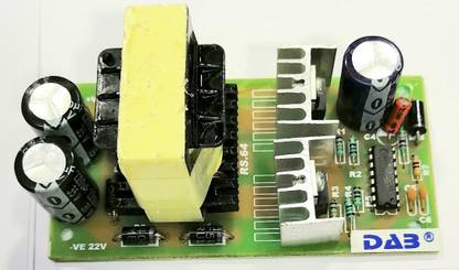 DAB 12 VOLT DC TO 24-0-24 VOLT DC 5 AMP DUAL POWER SUPLLY SMPS FOR 3055,3773 BOARD Sound Recorder and Sound Circuit Electronic Hobby Kit