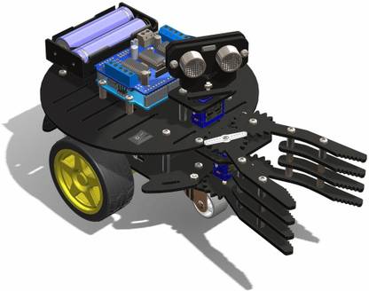 SunRobotics 2WD Obstacle Avoidance Front Gripper Chassis Electronic Components Electronic Hobby Kit