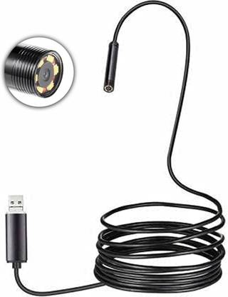 Point Zero Mini Flexible Universal Camera Ultra Waterproof 5M Cable for PC Notebook Android Spy Camera