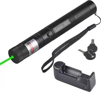 JMALL Green Multipurpose Laser Light Disco Pointer Pen Beam with Adjustable Antena Cap to Change Project Design for Presentation for Kids Toy.