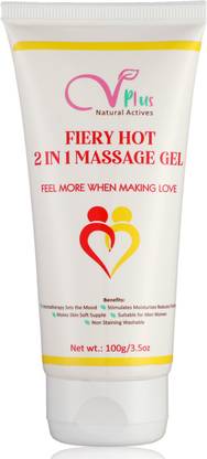 Vigini Plus 100% Natural Actives Fiery Hot 2 in1 Lubricanting Sexual Aromatherapy Lube Lubrication Lubricant Gel for Men Women Long Time Moisturization Water Based gel Jelly for No Added Colors Non Staining Wash able Lubricant