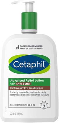 Cetaphil Advanced Relief Lotion with Shea Butter for Dry, Sensitive Skin