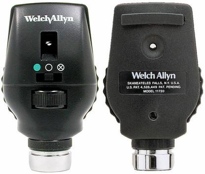 Welch Allyn 3.5v AutoStep Halogen Coaxial Ophthalmoscope Head Only (Model 11720) Direct Ophthalmoscope