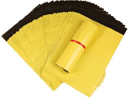 RAYON Courier Bag 6.5 X 8 Inches sk pod with jackat HP 5 Sk Pod YELLOW With Jackat Yellow color Bag Pack Of 100