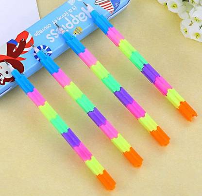 Tera13 Pearls Stack Pencil Design Non-Sharpening Stacking Pencil for Kids Pencil